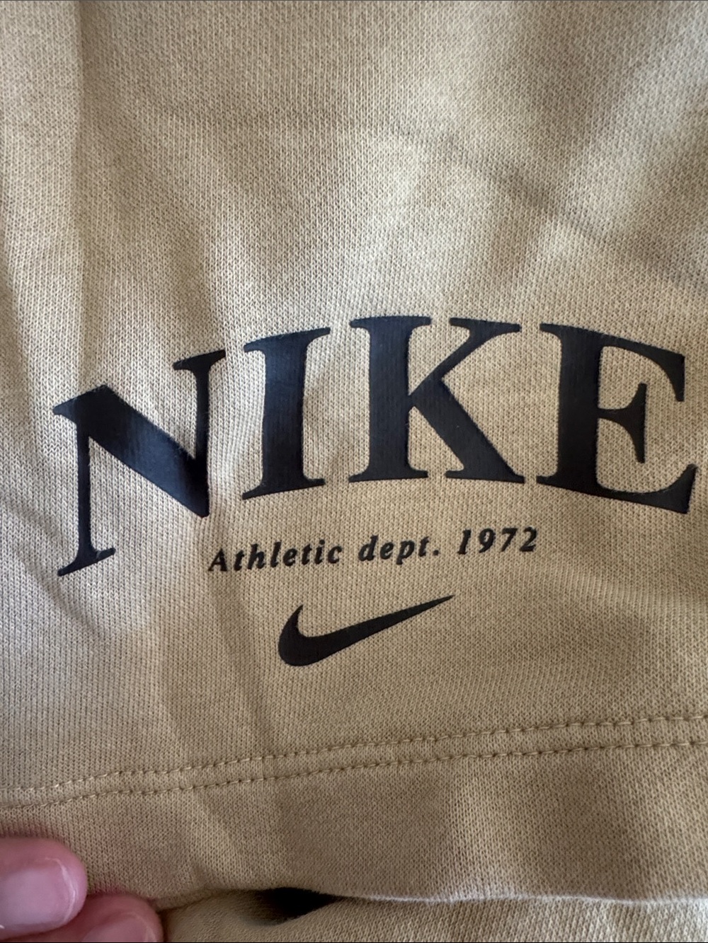 Nike Essential fleece Oversized retro logo crewneck and shorts size medium - Picture 6 of 11